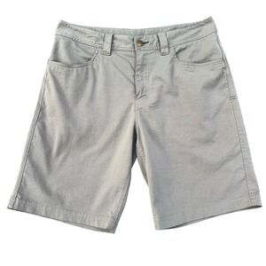 Toad&Co Mens Rover Short 33 Mushroom Tan Hiking Travel Stretch T2312806